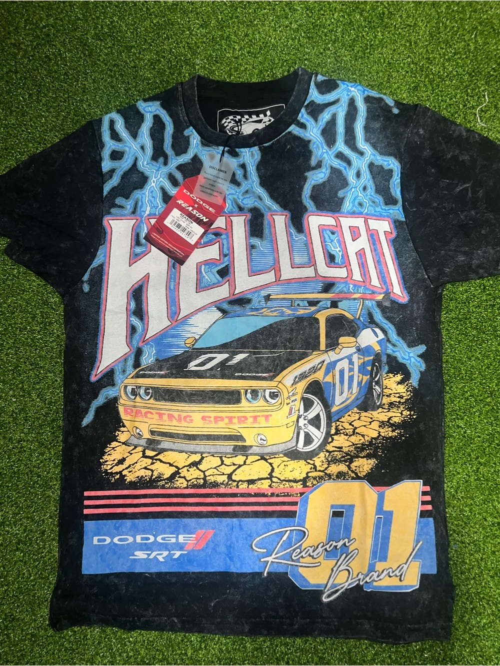 NWT Reason x Dodge Hellcat SRT Graphic Tee Medium